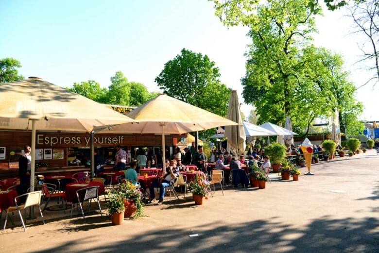 Biergärten in Deutschland: Der Schlossgarten in Stuttgart