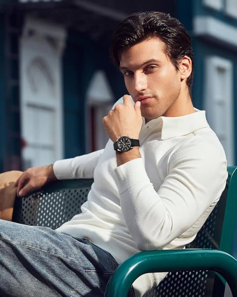 Elegante Freizeituhr für Männer