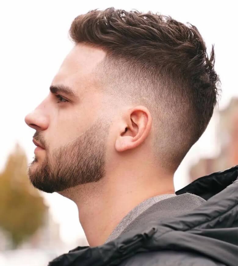 Männer Frisuren Übergang: High Fade