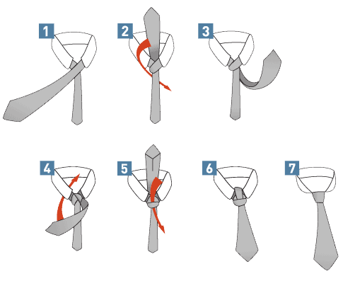 Den doppelten Windsorknoten binden