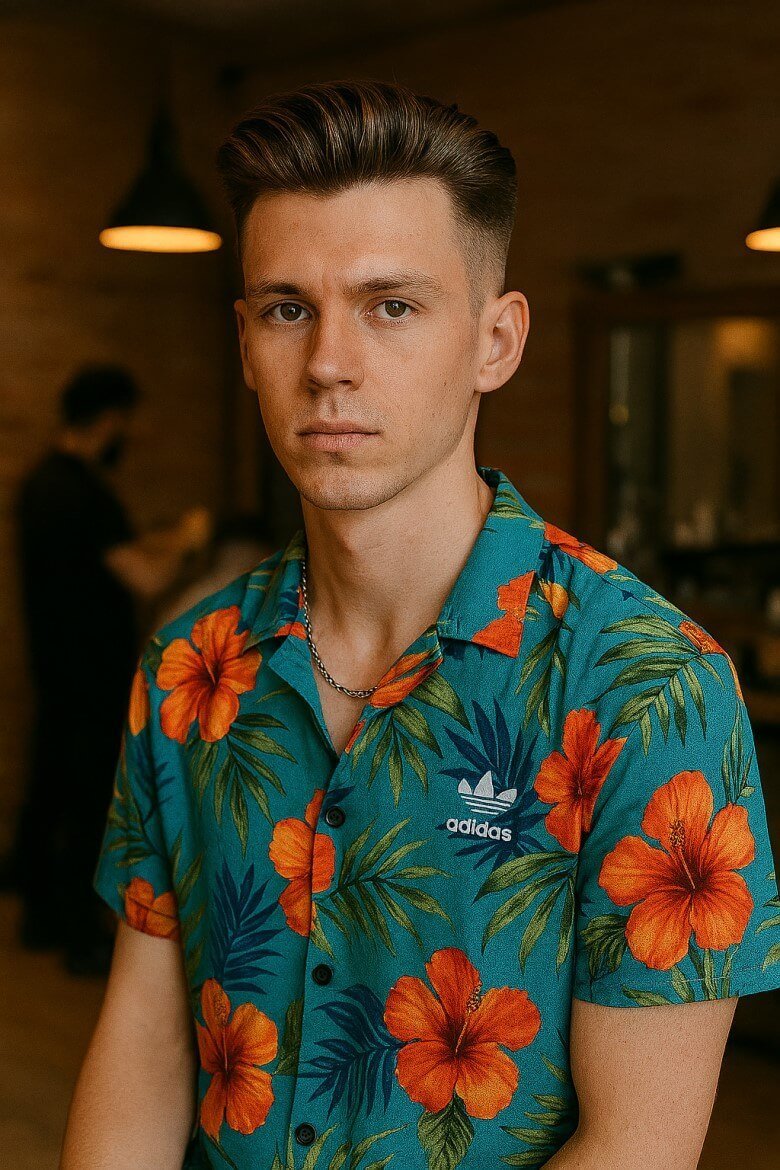 Herrenfrisuren - Undercut 2026 mit langem Gesicht