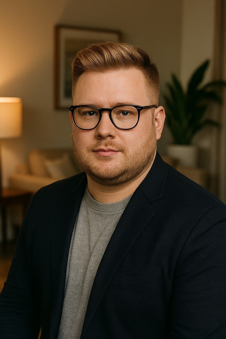 Undercut Herrenhaarschnitt für runde Gesichter