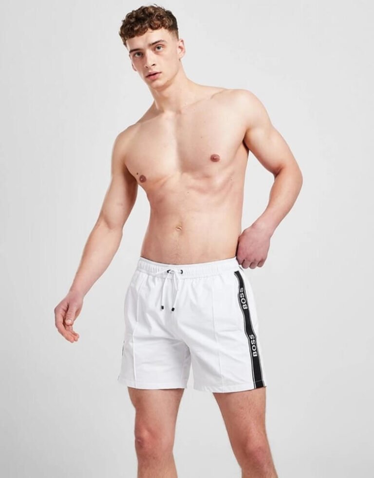 Kapow Badehose Für Männer – Jungle-Print, Elastisch, Chlorbeständig