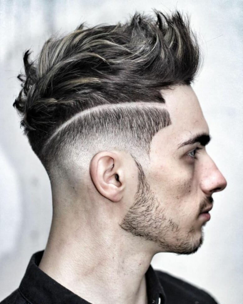 Der Sidecut, einer der auffälligsten Männer Frisuren