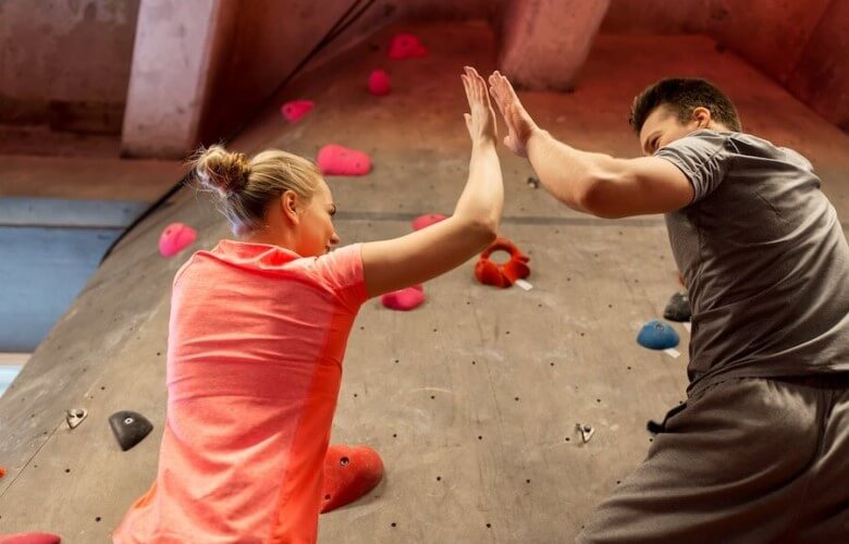 Erstes Date Ideen: Klettern und Bouldern