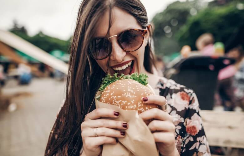 Erstes Date auf einem Streetfood Festival