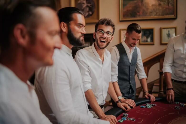 Junggesellenabschied Männer: Ein Abend im Casino