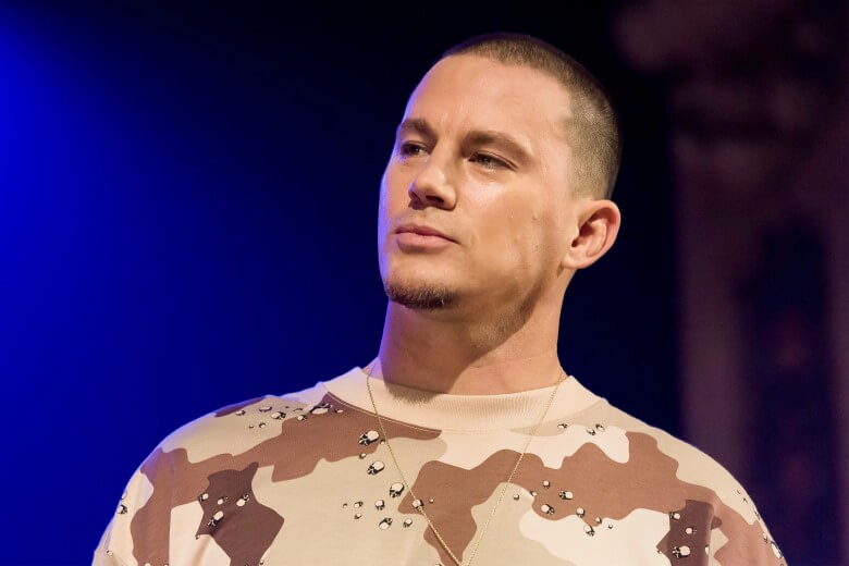 Hollywood-Star Channing Tatum mit einem Buzz Cut