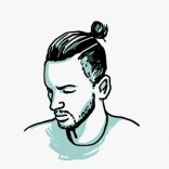 Männerfrisuren: Top Knot