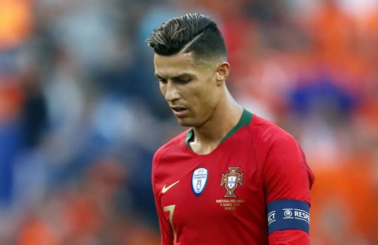 Fussball-Star Christiano Ronaldo mit dem Undercut