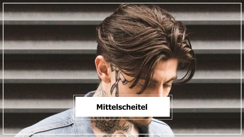 Männerfrisuren 2023: Der Mittelscheitel