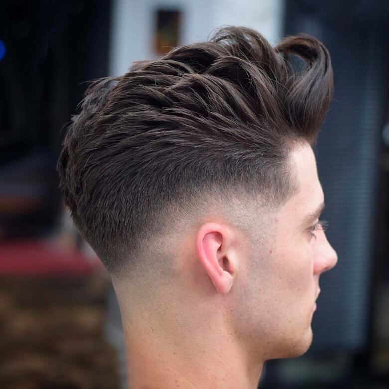 Low Fade Faux Hawk