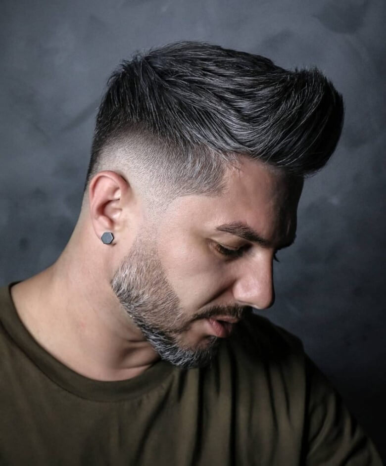 Der Quiff mit Low Fade