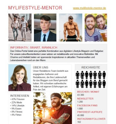 Mediakit von MyLifestyle Mentor