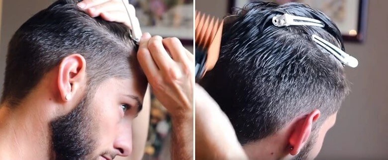 Haare selber schneiden: Übergänge Übergänge bei Männerfrisuren