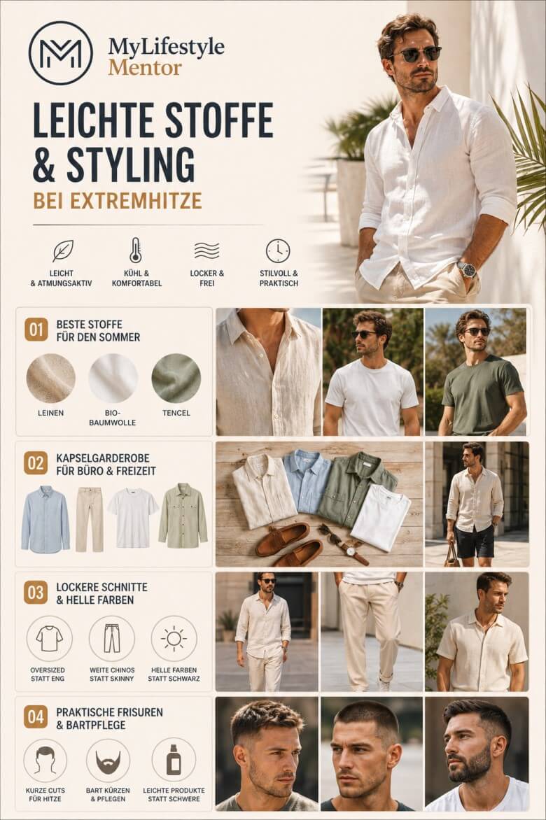 Männer Sommer Outfit leicht