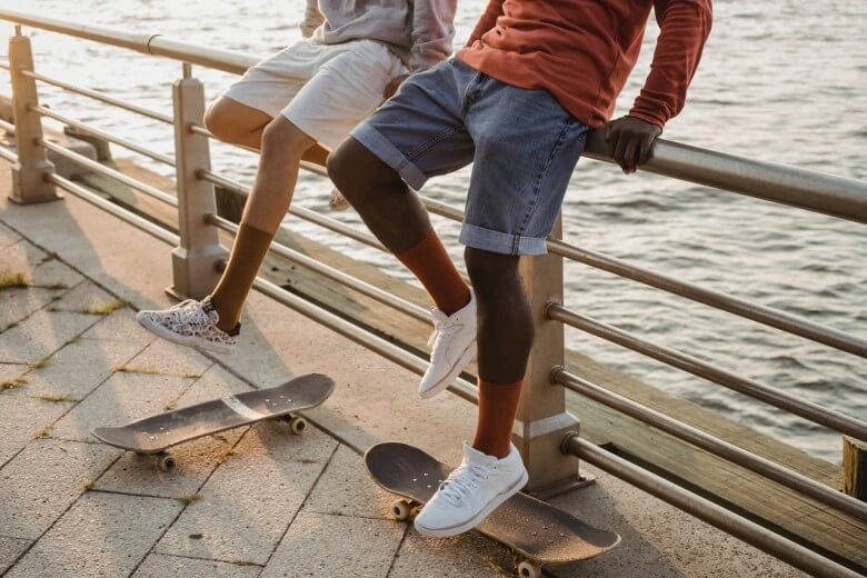 Herren Shorts in der Freizeit tragen