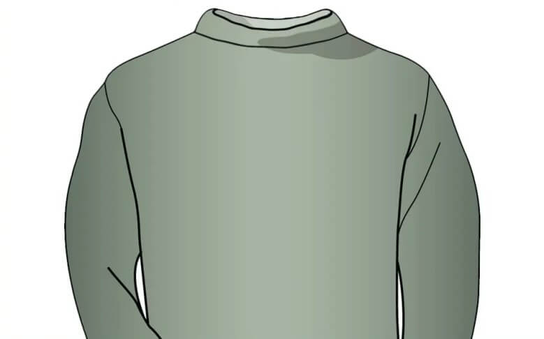 Herren Rollkragenpullover: Falscher Rollkragenpullover