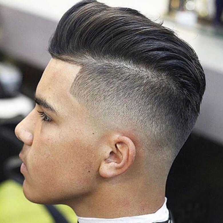 Pompadour mit Undercut