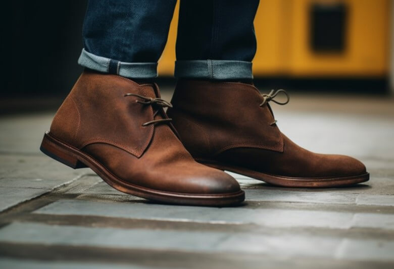 Wildlederschuhe: Chukka-Stiefel