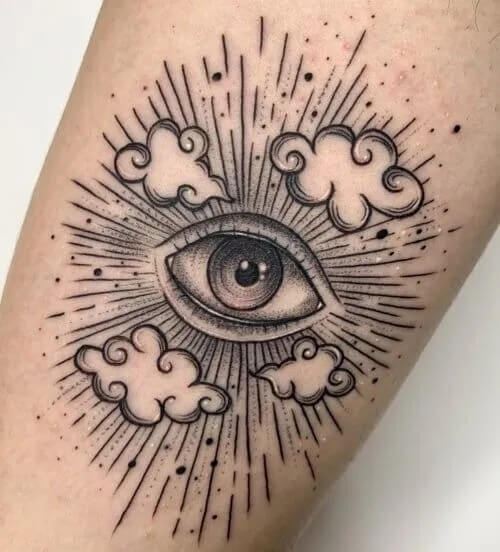 Tattoo Ideen für Männer 2024 - Das Auge