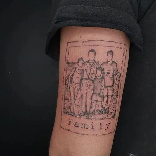 Die Familien als Tattoomotiv