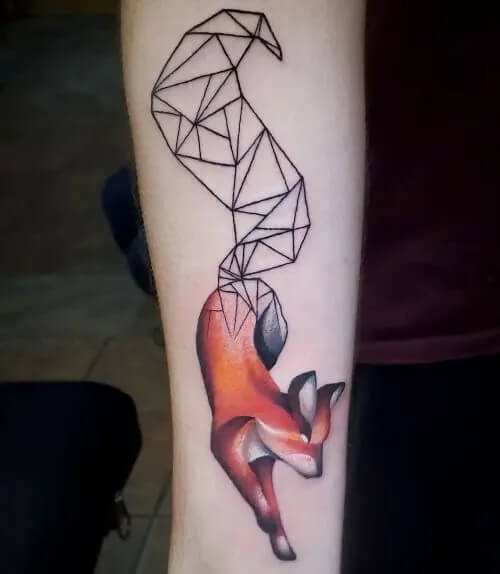 Geometrische Figuren als Tattooidee