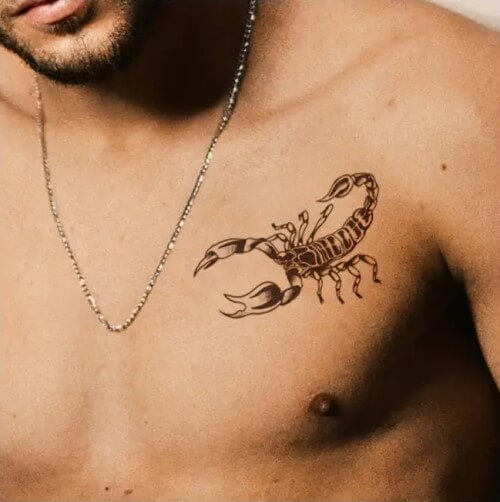 Tattoo Ideen für Männer 2024 - Skorpion