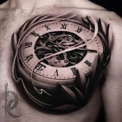 Uhrenmotiv als Idee für Dein Tattoo