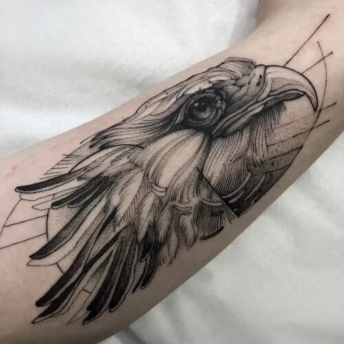 Ein Vogel als Tattooidee