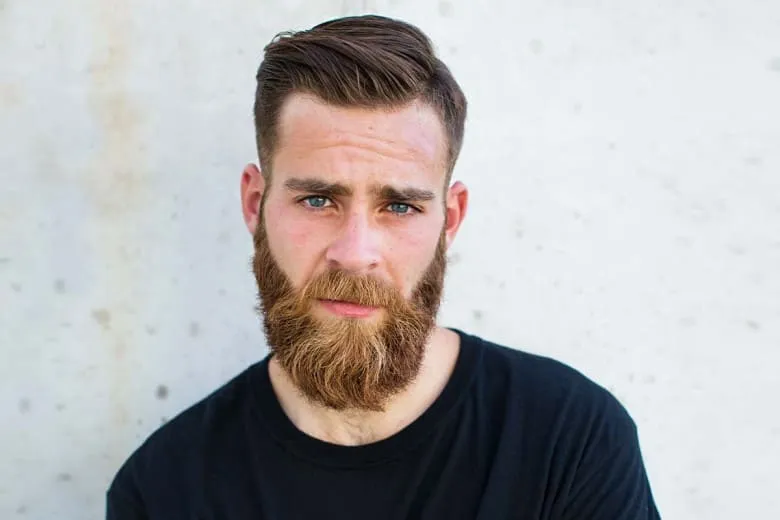 Wikinger Frisuren Männer mit Vollbart