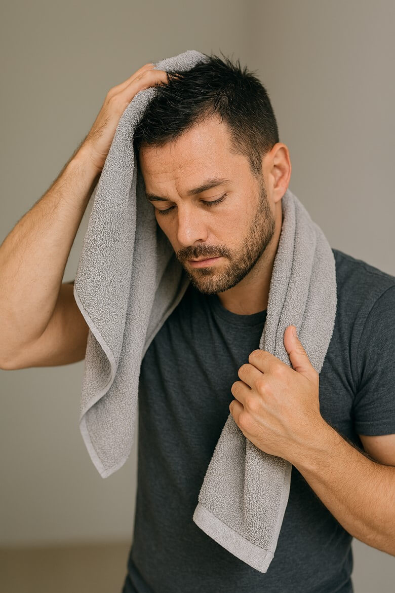 Textured Crop Styling - Haare handtuchtrocken rubbeln