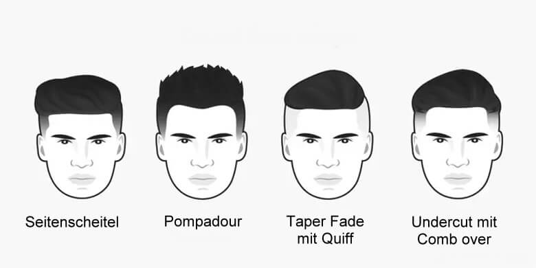 Business Frisuren rundes Gesicht