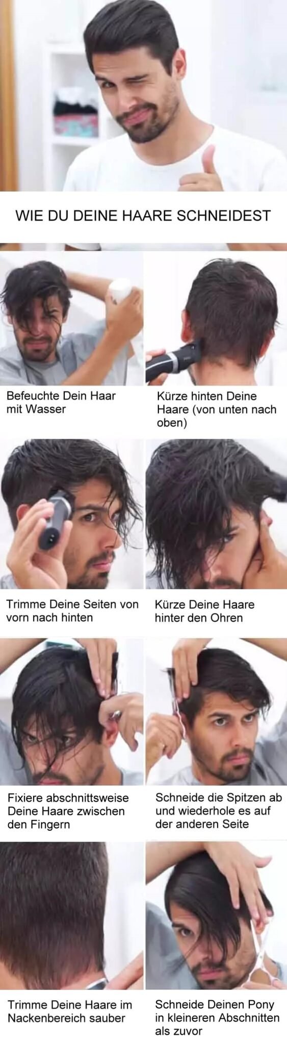 Mnnern Haare Schneiden Anleitung