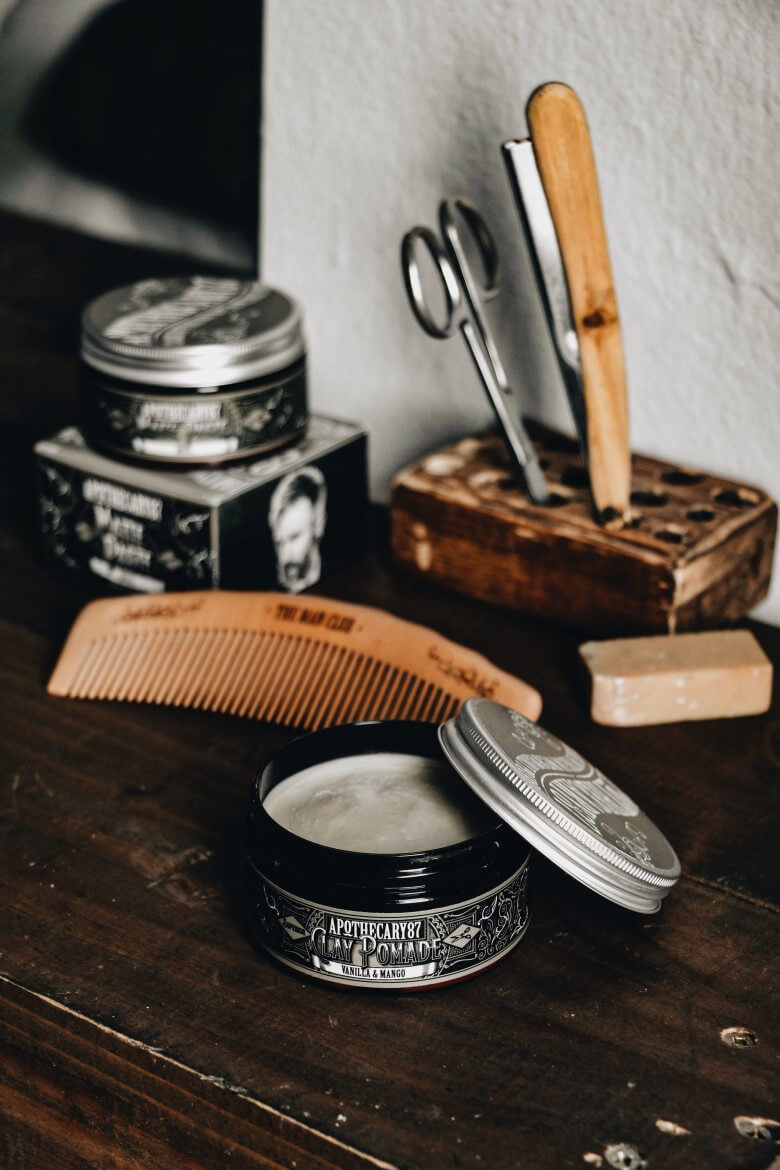 Stylingprodukte für Männer-Haarschnitte