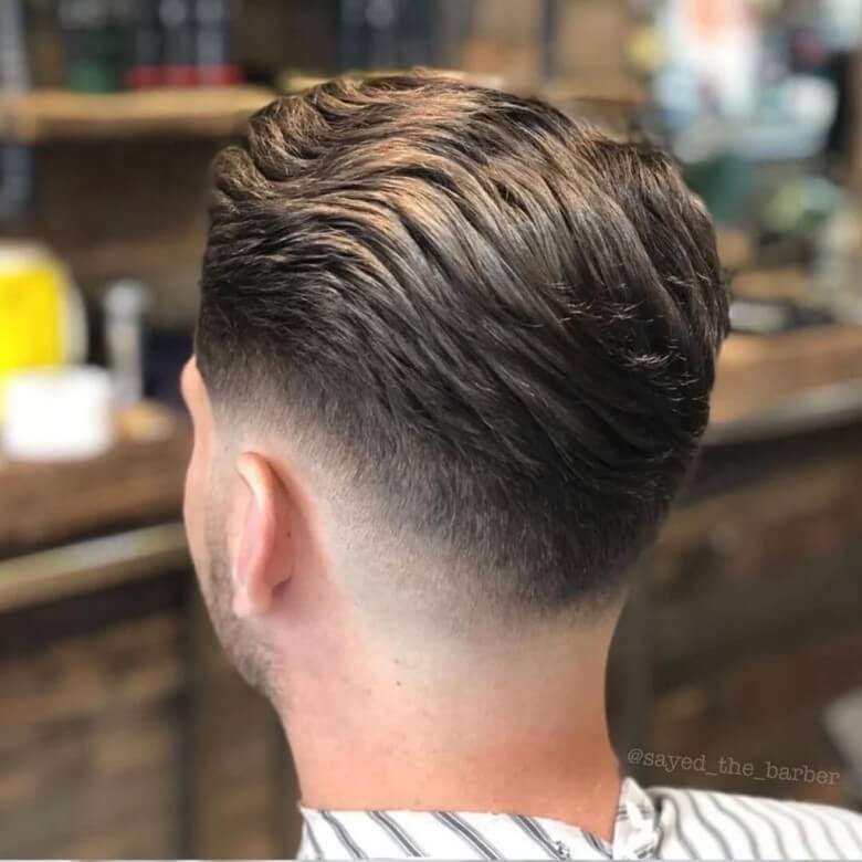 Slick Back mit Fade