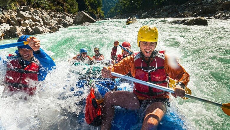 Adrenalin Hobbys für Männer - Rafting