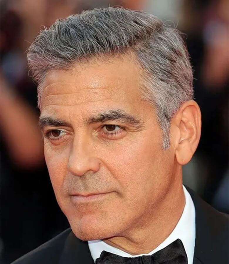 Seitenscheitel für ältere Gentleman