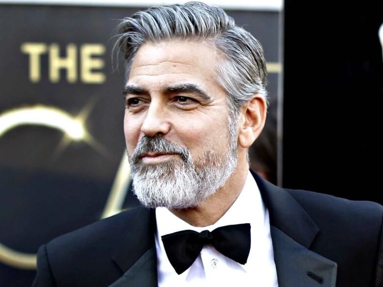 Herrenfrisuren für reife Männer - George Clooney