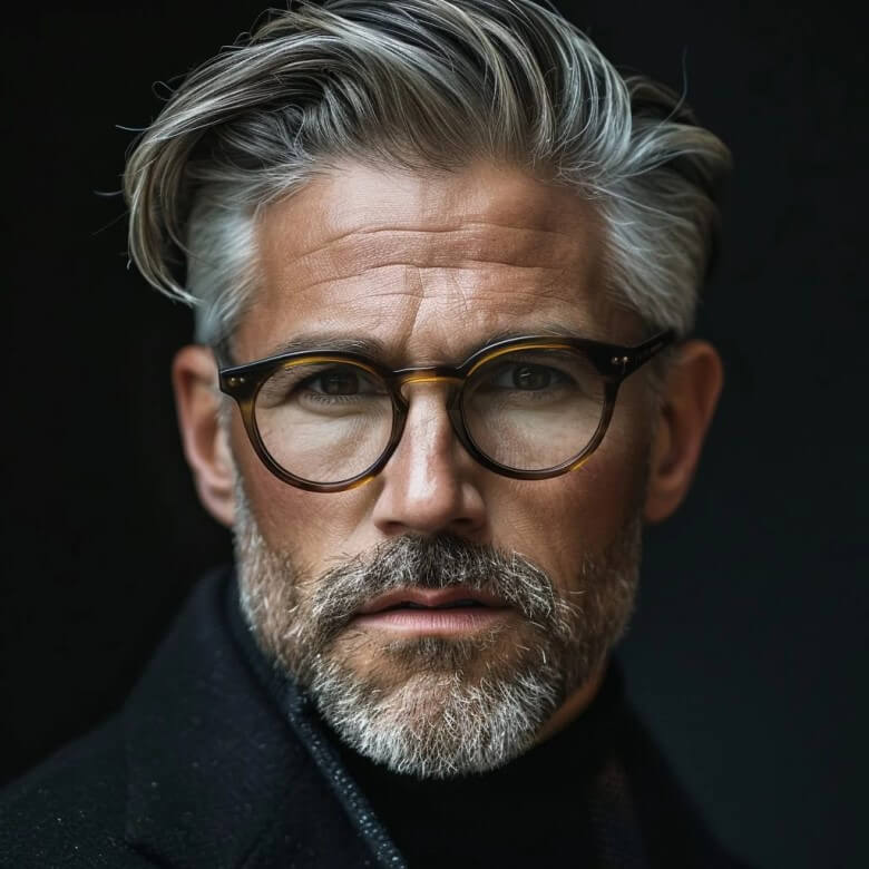 Männerfrisuren ab 50 - Wellenlook