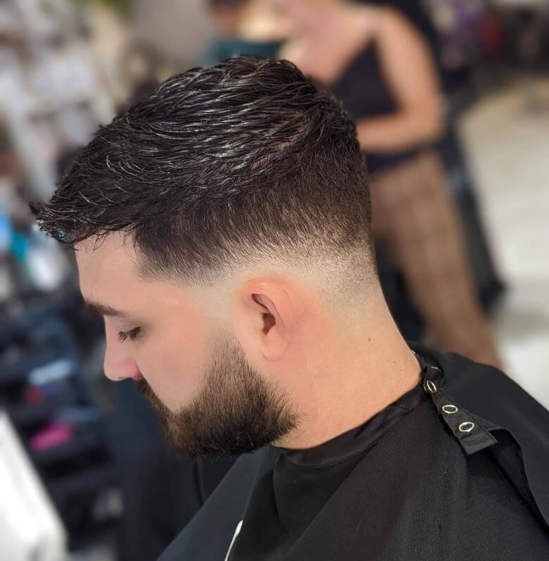 Taper Fade Cut Skin für Herren