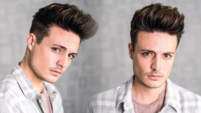 Textured Quiff bei Männern