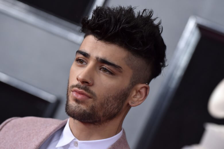 Zayn Malik mit einem Quiff