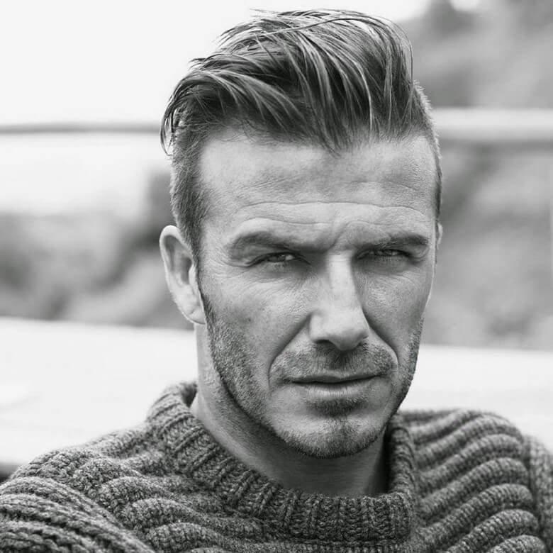 Moderner Undercut - David Beckham