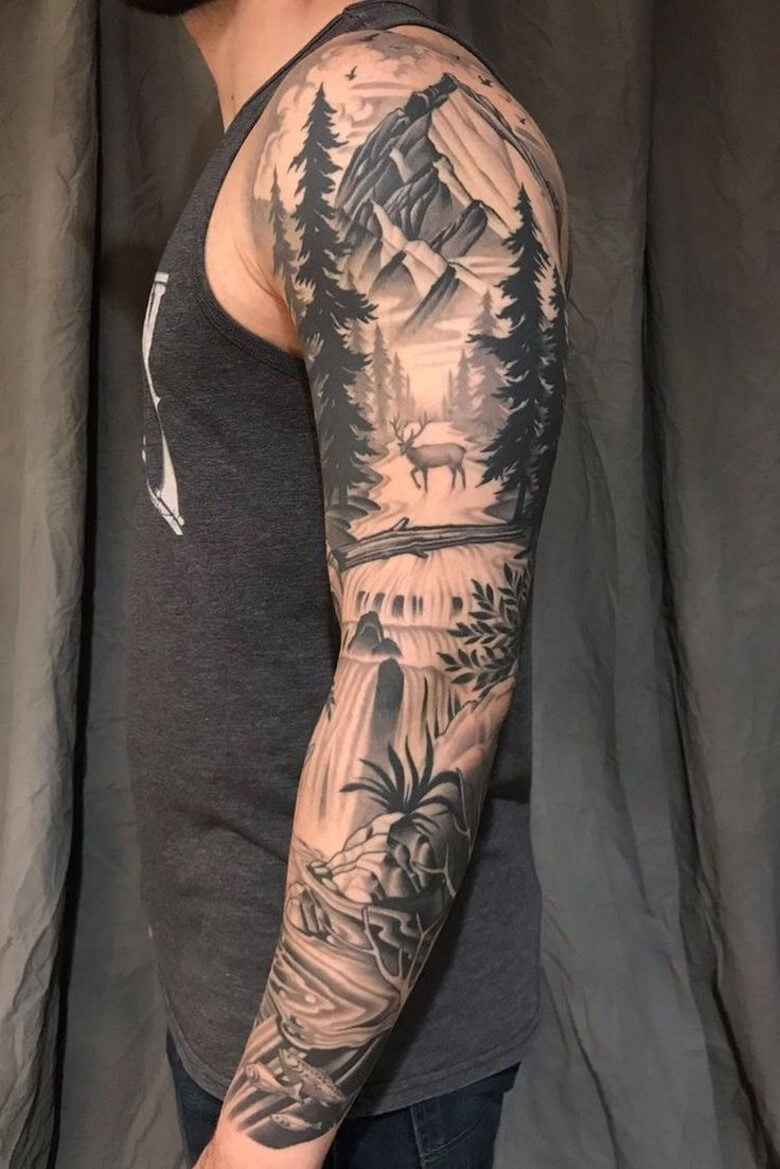 Arm Tattoos Männer - Sleeves und Halb-Sleeves