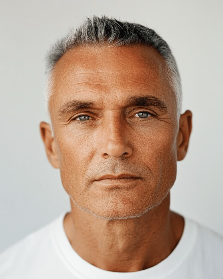 Frisuren für ältere Männer - Crew Cut