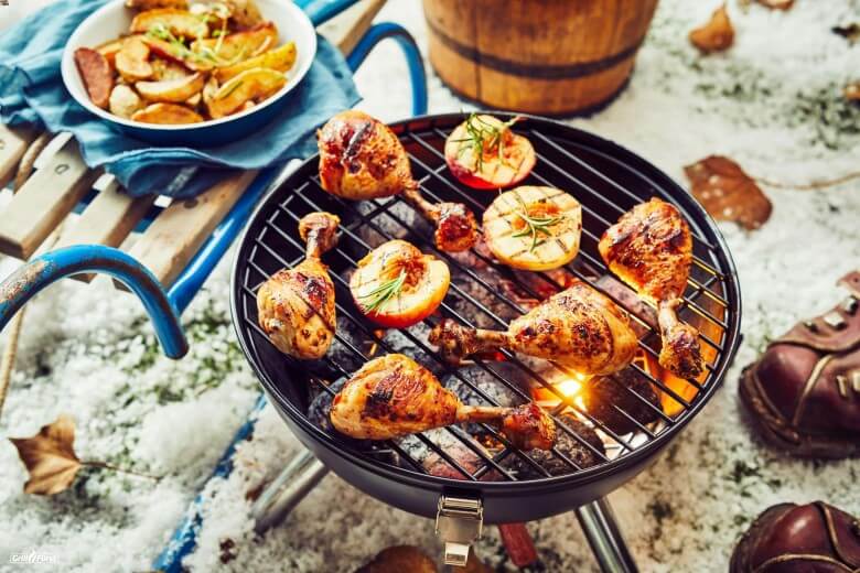 Wintergrillen Grillzeit verlängert