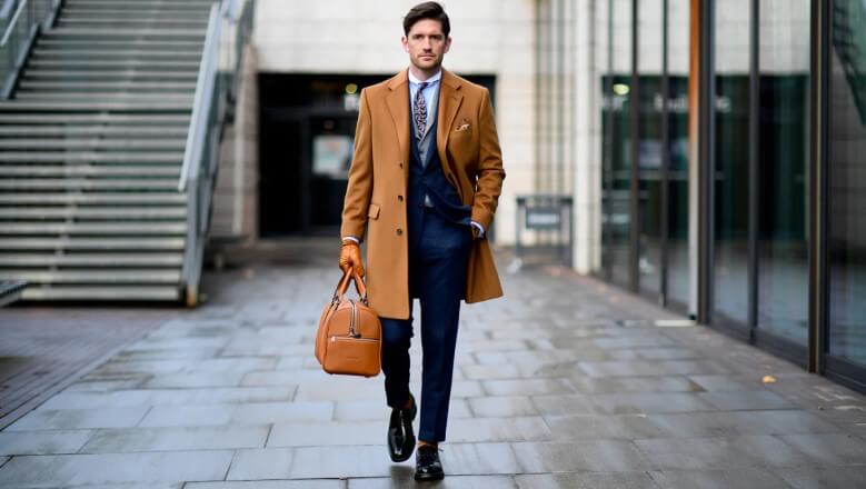 Männermode - Farbakzente im WInter