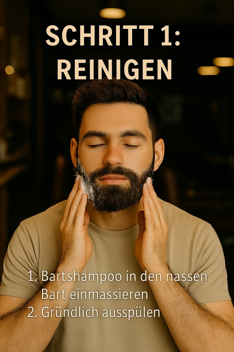 Bartpflege: Schritt 1 - Bart pflegen