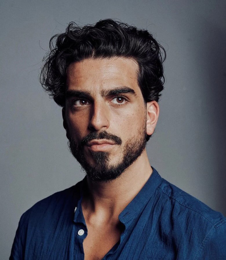 Bartfrisuren für diamantförmige Gesichter